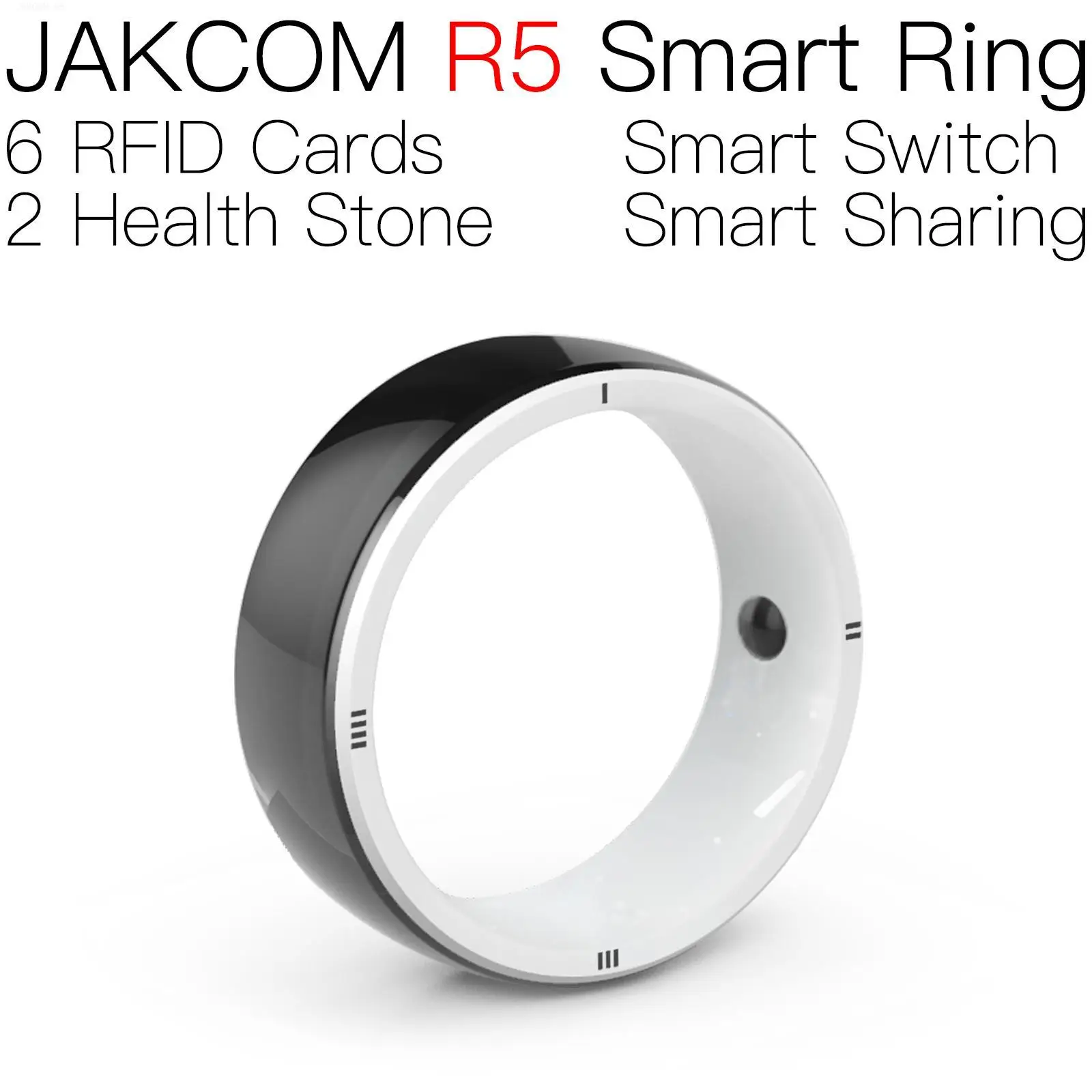 JAKCOM R5 חכם טבעת התאמה uhf rfid hf iso14443a 100pcs מסמר חכם 7304d2 קורא שבב nfc הטבעת מגנס ic כרטיס מתאם - 0