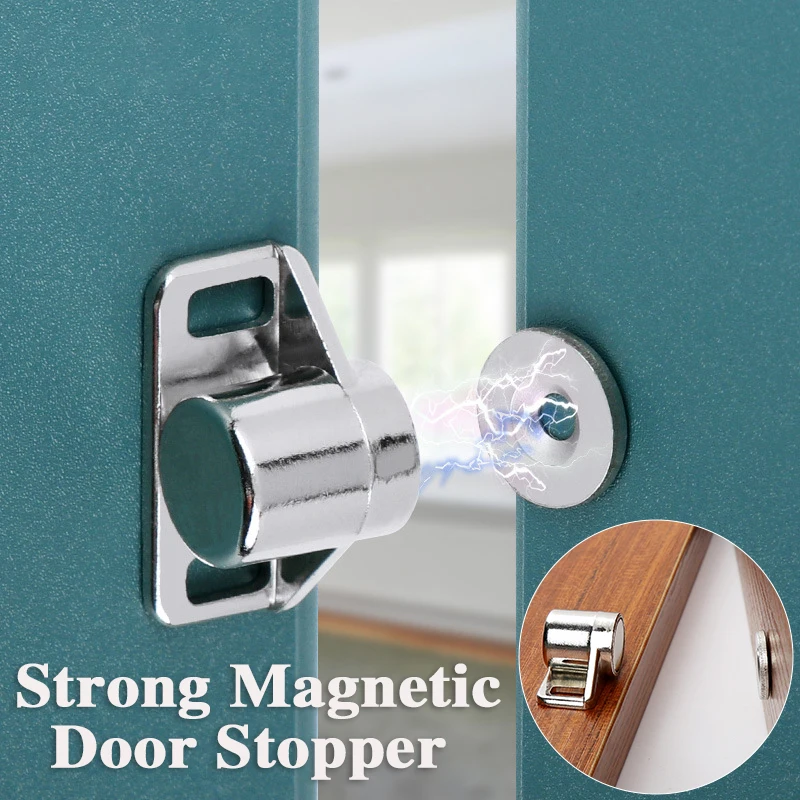 מגנט דלת לתפוס רהיטים ואביזרים מגנטים חזקים עבור דלתות ארון עוצרי סופר חזק הקבינט מגנטי ניאודימיום הבריח - 0