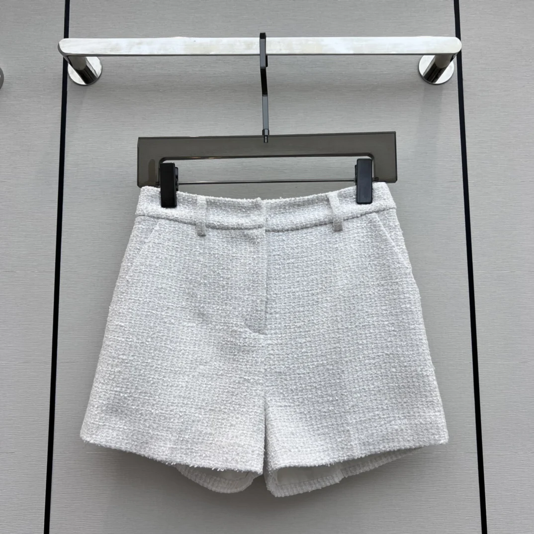 חדש עבה לבן מכנסיים קצרים! מקורי מותאם אישית בד - 0
