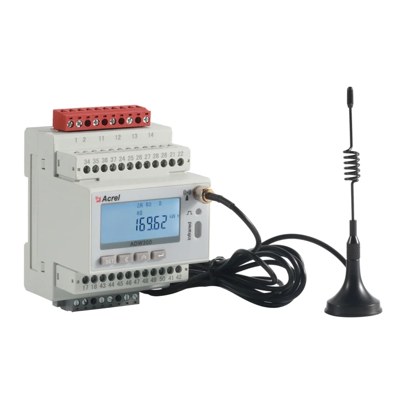 Acrel ADW300-UWF Wifi מופעל שלב 3 מטר אנרגיה הפסקת חשמל גלאי חשמל לפקח על השימוש לחשב את צריכת האנרגיה - 0