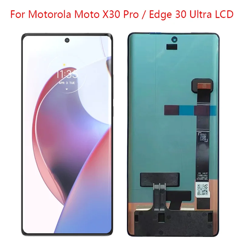 עבור Motorola Moto X30 Pro XT-2201 LCD קצה X תצוגת לוח מגע מסך דיגיטלית עבור מוטו קצה 30 אולטרה XT2241-1 LCD - 0