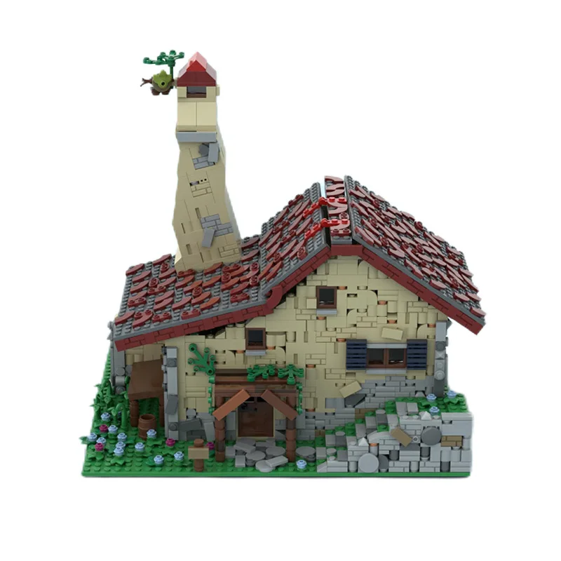 MOC יצירתי Zeldaed השומר הקישור הביתה הבית החרב יציב אבני בניין אדריכלות צעצועים לילדים מתנות - 0