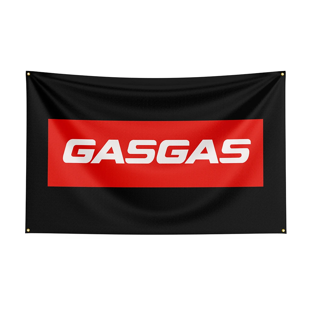 3x5 GasGas דגל פוליאסטר מודפס מירוץ אופנוע הדגל עבור עיצוב 1 - 0