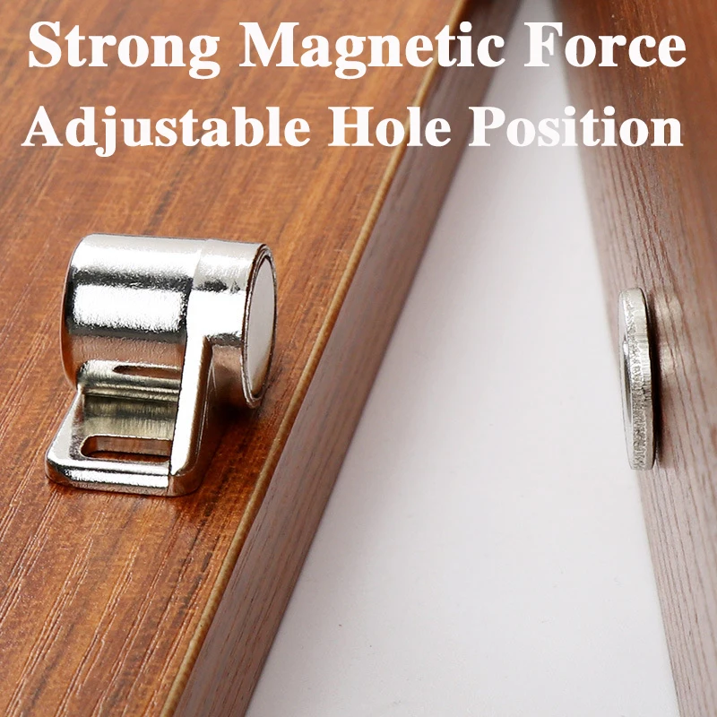 מגנט דלת לתפוס רהיטים ואביזרים מגנטים חזקים עבור דלתות ארון עוצרי סופר חזק הקבינט מגנטי ניאודימיום הבריח - 1