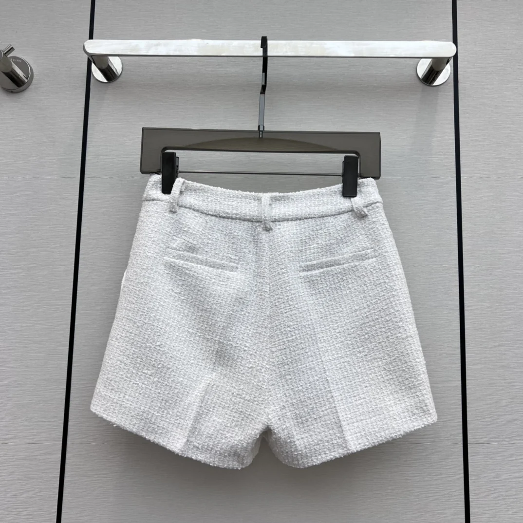 חדש עבה לבן מכנסיים קצרים! מקורי מותאם אישית בד - 1