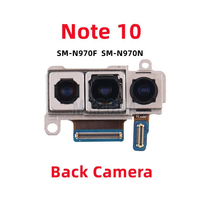 הגב האחורי המרכזי הגדול מודול המצלמה להגמיש כבלים עבור Samsung Galaxy הערה 10 פלוס Note10 לייט N975F N970F N770F B N U מקורי להחליף - 2