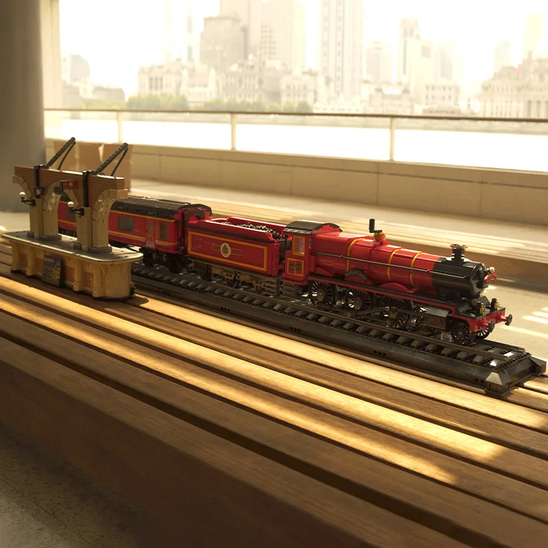 במלאי 76405 אקספרס רכבת קסם תחנת Collectors Edition דגם אבני הבניין הרכבה לבנים צעצועים לילדים מתנות חג המולד - 2