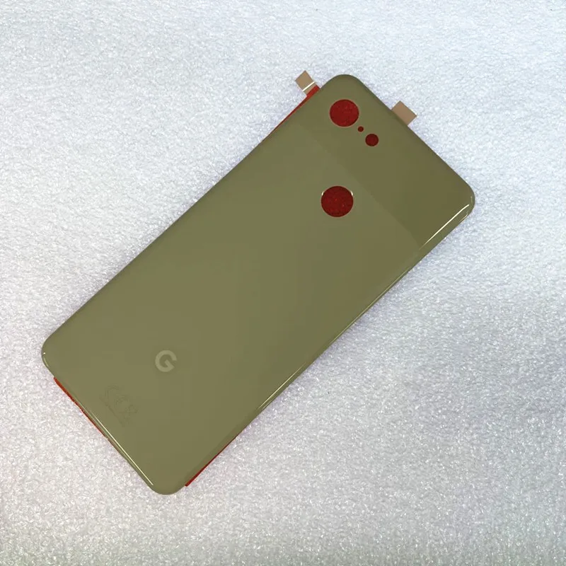 בחזרה מכסה הסוללה Google פיקסל 3 הכיסוי האחורי דלת זכוכית במקרה דיור אחורי עבור HTC Google Pixel3 סוללה מכסה זכוכית - 3