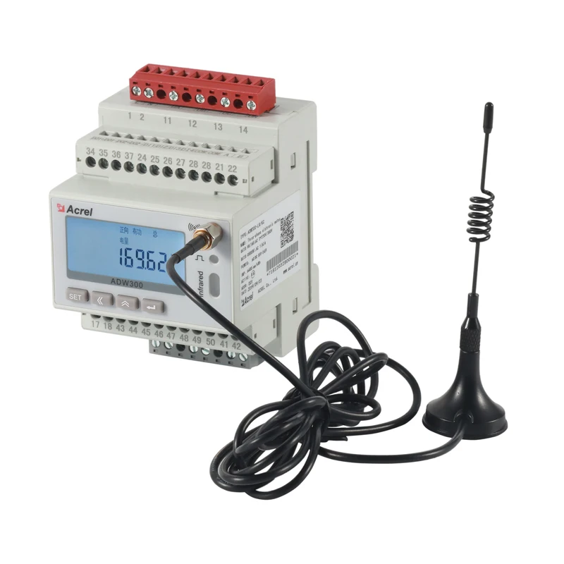 Acrel ADW300-UWF Wifi מופעל שלב 3 מטר אנרגיה הפסקת חשמל גלאי חשמל לפקח על השימוש לחשב את צריכת האנרגיה - 4