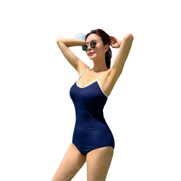 סקסית חתיכה אחת של בגדי נשים U הצוואר בגד ים בגד קלע חוף חשופת גב שחור/אדום/כחול Monokini נקבה מרופד 2023 - 4