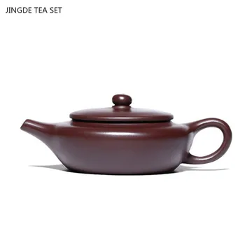 160ml Yixing סגול חול קומקום בעבודת יד היופי ז ' או בוץ סיר סיני מסורתי תה Infuser משק בית ערכת תה אביזרים