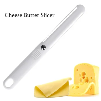 1PC אופנה חדשה גבינה חמאה מבצעה מקלף חותך כלי חוט עבה רך קשה להתמודד עם פלסטיק סכין גבינה בישול אפייה כלים