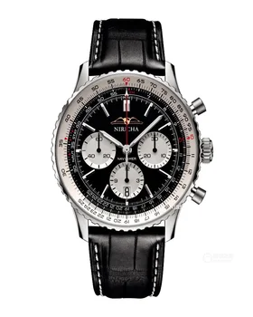 2022 אני בחוץ האופנה המפורסם מעצב שעון גבר 6 המצביע תאריך עור Mens שעון עסקי מזדמן שעונים באיכות גבוהה שעוני יד