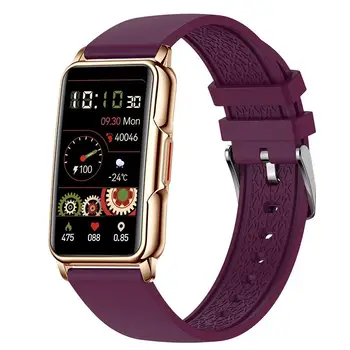 2022 חדש H80 נקבה שעון חכם נשים מקסים חכם צמיד קצב הלב לישון צג Smartwatch עבור IOS אנדרואיד ספורט מד צעדים
