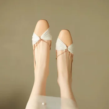 2023 באיכות גבוהה נעלי נשי הבוהן סגורה של נשים עקבים גבוהים סקסי חיצונית עקבים גבוהים העקב כיכר מוצק נעלי נשי Zapatillas