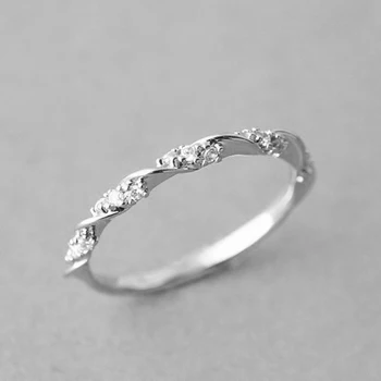 2023 שיק טוויסט, טבעת אצבע עבור בנות 3 מתכת צבעים באיכות טובה מעולה החתונה ההצעה טבעות מתנה של נשים אופנתי תכשיטים