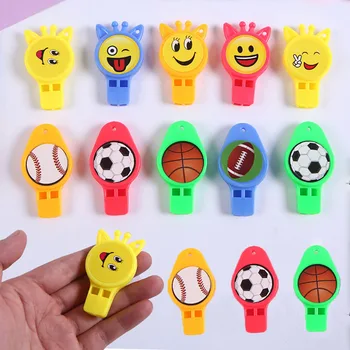 20pcs כדורגל ביטוי קריקטורה משרוקית צעצוע של ילדים לאורחים פיניאטה מילוי Carival פרסים צעצוע לילדים יום הולדת פרסים מתנה