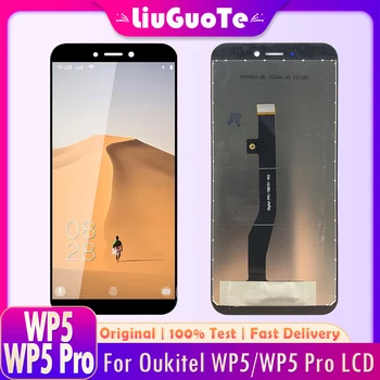 5.5 אינץ ' 100% מקורי על Oukitel WP5 תצוגת LCD ומסך מגע דיגיטלית הרכבה תחליף WP5 Pro הטלפון החדש LCD