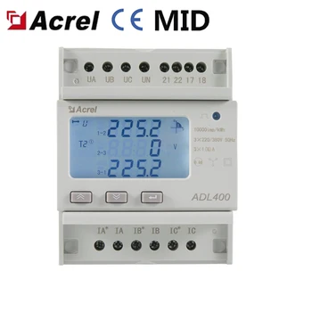Acrel איכות החשמל מטר ADL400 דין מעקה מותקן עם WiFi תקשורת עם אישור CE