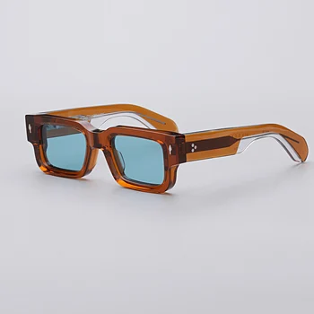 ASCARI 2023 JMM אצטט משקפי שמש גברים איכותיים כיכר מעצב אופנה משקפיים UV400 חיצונית בעבודת יד נשים משקפי שמש