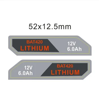 BAT411 BAT420 Li-ion סוללה מקרה פלסטיק מעטפת התיבה PCB לחייב הגנה לוח תווית 6 הלב של בוש 10.8 V, 12V סוללה כיסוי