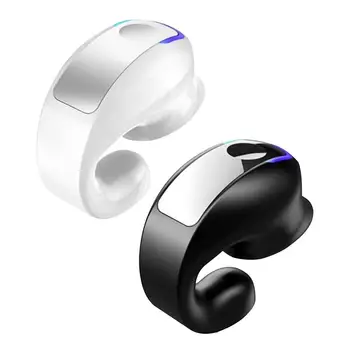 Bluetooth אלחוטית תואמת-5.3 אוזן קליפ עצם הולכה אוזניות עסקים ספורט אוזניות גיימינג אוזניות עם מיקרופון עבור Xiaomi