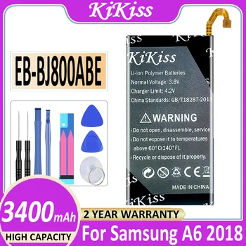 EB-BJ800ABE 3400mAh סוללה עבור סמסונג גלקסי A6 (2018) SM-A600 A600F Galaxy J6 J600F סוללות + כלים חינם