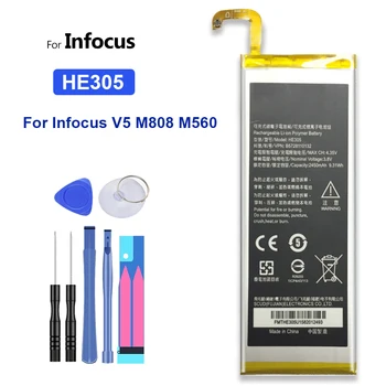 HE305 על Infocus V5 M808 M560 2450mAh החלפת טלפון נייד סוללה עבור Infocus V5 M808 M560