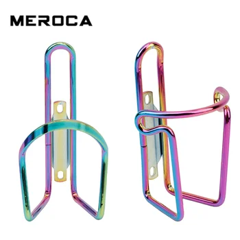 MEROCA 2023 צבעוני חדש אופניים כלוב בקבוק סגסוגת אלומיניום אופני מים לכוס קומקום מתלה קל משקל רכיבה על אופניים אביזרים
