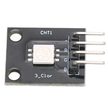 RGB SMD LED לוח מודול 25x15x5mm DIY אלקטרוני ערכת PCB לוח עם הנוכחי מגביל נגד אור