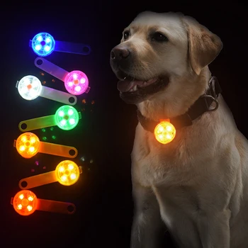 USB LED עמיד למים הכלב קולר תליון לילה בטיחות זוהר תליון לחיות מחמד אור מהבהב תליון קולר על הכלב אביזרים