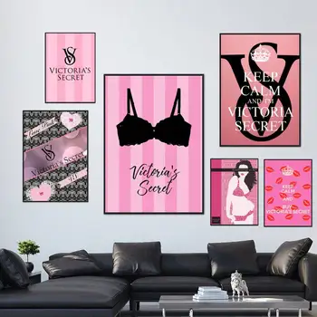 V-Victorias-אופנה-ס-סוד פוסטר הדפסות תמונות קיר הסלון קישוט הבית קטן