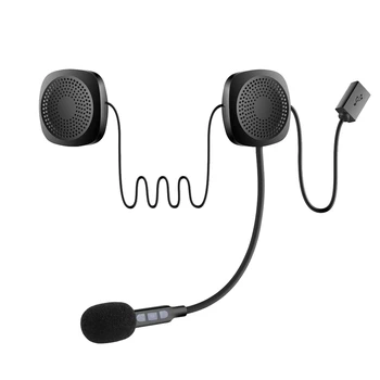 Wireless Bluetooth Headset קסדת אופנוע רמקולים אוזניות ללא ידיים קוראים נגן מוזיקה Mp3 אופנוע אביזרים