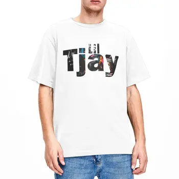 גברים, נשים, ליל Tjay מגניב לוגו החולצה דברים ייחודיים כותנה בגדים מצחיק שרוול קצר Crewneck חולצת טריקו המקורי חולצות