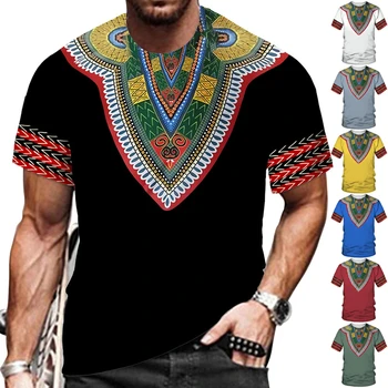 גברים קצר שרוול חולצה, מאוד דק ונוח התרבות המצרית חולצה מודפסת, קיץ חידוש, 2023