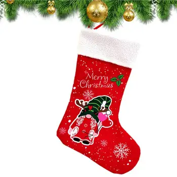 גמדים של סנטה חג המולד, גרביים גרבי חג המולד של סנטה ממתקים סנטה Gnome גרבי חג המולד לקניות בקניון קישוט
