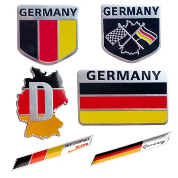 דגל גרמניה סטיקר על המקרר קיר, מראה, חלון, דלת, רכב גרמני תפאורה, תגים עבור פולקסווגן, ב. מ. וו, אאודי, מרצדס-בנץ