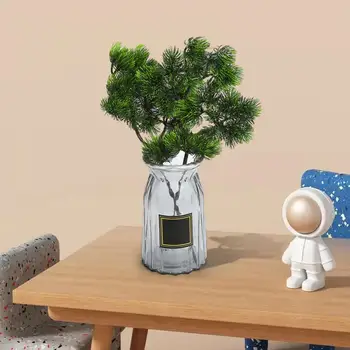 דקורטיבי עמיד צמחים מלאכותיים מזויפים מחטי אורן עיצוב הבית בחיי היומיום