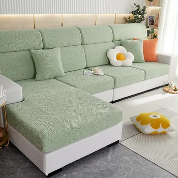 החדש צורת L ספה פינתית לכיסוי צמר אקארד אלסטי ספה כרית מושב כיסוי 1 2 3 4 מושבים למתוח כורסא, ספה