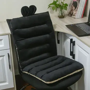 הרכש החדש לעבות קצר קטיפה רך הכיסא משטח המשרד כרית מושב משענת הגב המותניים כרית יד טובה הרגשה קומה כרית