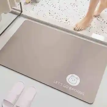 חדר האמבטיה שטיח הרצפה, האמבטיה נגד החלקה רגל מחצלת, שירותים