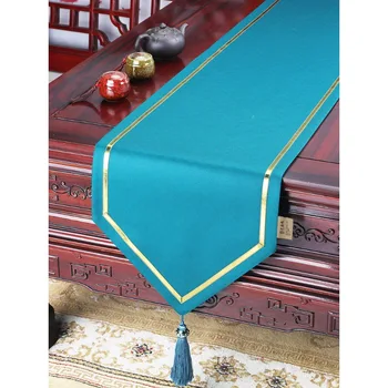 חדש בסגנון סיני פנום פן שולחן רץ מודרני פשוט רצועה עמידה למים שולחן מחצלת הביתה החתונה השולחן ליד המיטה דגל מגבת