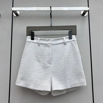 חדש עבה לבן מכנסיים קצרים! מקורי מותאם אישית בד