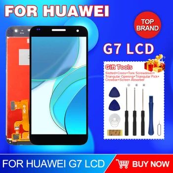 חם מכירת 5.5 אינץ ' G7-L01 G7-L03 תצוגה עבור Huawei Ascend G7 מסך מגע Lcd דיגיטלית הרכבה, משלוח חינם עם כלים