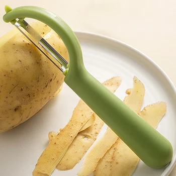 כלי מקלף לקלף מהר אל חלד הסרת קליפת חותך פירות פלדה מקלף תפוחי אדמה ירקות לקלף ידנית Vegetavle המטוס מטבח