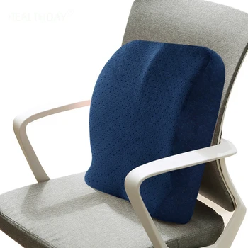 כרית משענת הגב כריות על כסאות המותני תמיכה עבור כיסא משרדי אורטופדי כרית הביתה המשרד להקל על כאב לכרית רצועות
