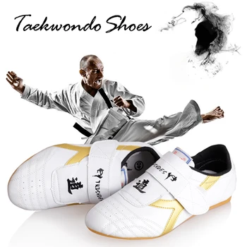 לנשימה לבן טאקוונדו נעלי קונג פו נעלי וושו קראטה, טאי-צ ' י, אומנויות לחימה, היאבקות נלחם נעלי ספורט
