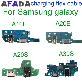 מקורי USB טעינת Dock יציאת מחבר לוח מטען להגמיש כבלים עבור Samsung Galaxy A10E A20E A20S A30S כבל טעינה