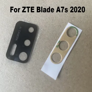 מקורי חדש בחזרה מצלמה זכוכית עבור ZTE Blade A7s 2020 מצלמה אחורית עדשת זכוכית עם דבק מדבקה