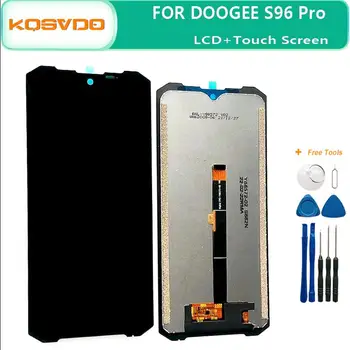 מקורי חדש עבור Doogee S96 Pro תצוגת LCD החלפת מסך LCD ו הדיגיטציה הרכבה המלא עבור S96 Pro טלפון הסלולרי תיקון